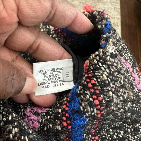 Proenza Schouler Tweed Midi Asymmetric Dress 10 NWT - Picture 14 of 14